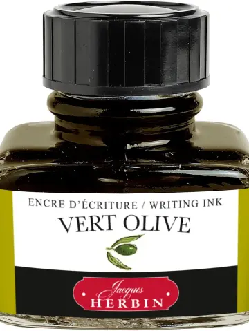 J.Herbin Schreibtinte, La Perle des Encres, Flakon 30ml - Olivgrün
