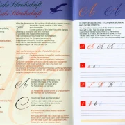 Brause Kalligrafie Übungsheft Junior, Version DE/ENG