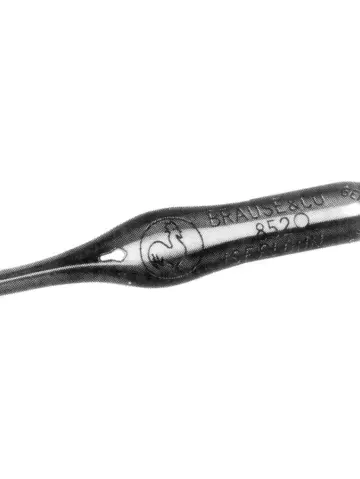 Brause Geißfuß fein in V-Form für den Linolschnitt N°852