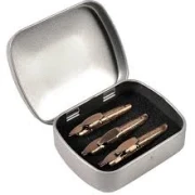 Brause Metallbox mit 6 Kalligraphiefedern