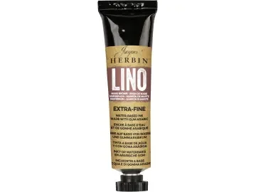 J.Herbin Extrafeine Linolfarbe, Tube 35ml - Marsbraun
