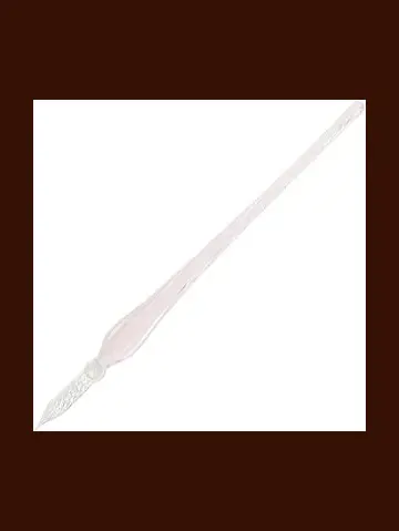 J.Herbin Gedrehte Glasfeder 18cm; Hellrosa