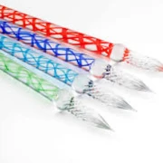 J.Herbin Gerade Glasfeder 16cm; Felsenblau