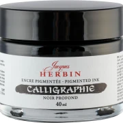 J.Herbin Pigmentierte Kalligrafietine 40ml - Schwarz