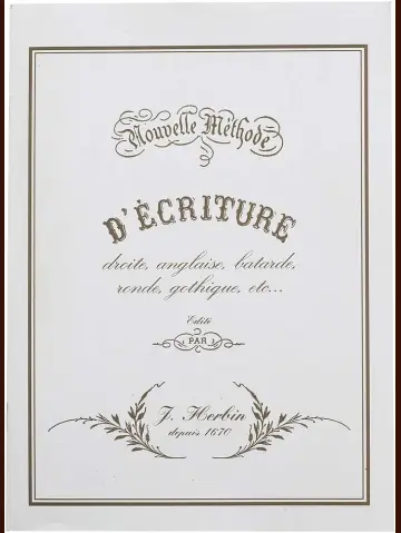 J.Herbin Heft A5 zur Einführung in die Schrift