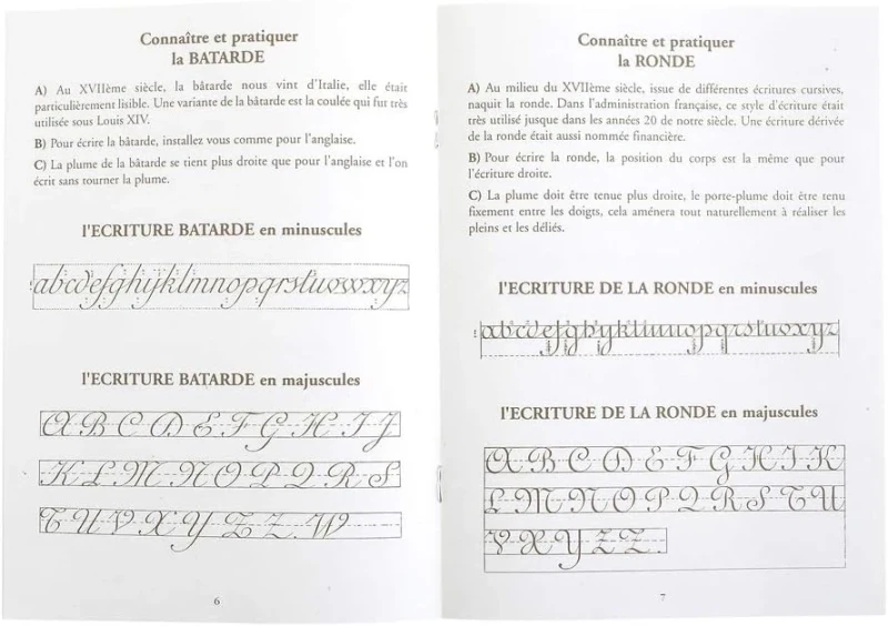 J.Herbin Heft A5 zur Einführung in die Schrift