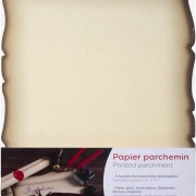 J.Herbin Kalligrafiepapier, Mittelalterpapier,Pergamentpapiereffekt, A4 elfenbein - Elfenbein