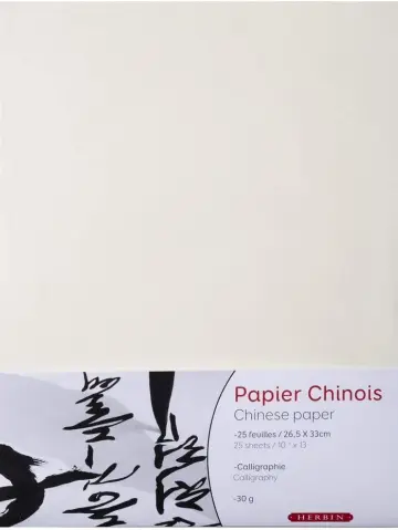 J.Herbin Packung mit 25 Blatt Chinesisches Papier