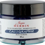 J.Herbin Pigmentierte Kalligrafietine 40ml - Marineblau