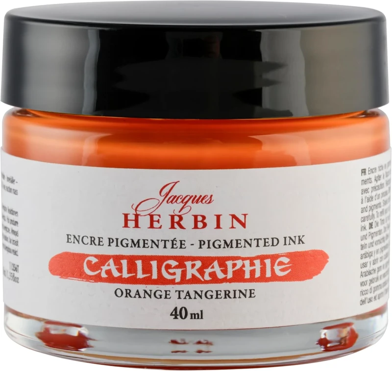 J.Herbin Pigmentierte Kalligrafietine 40ml - Mandarine