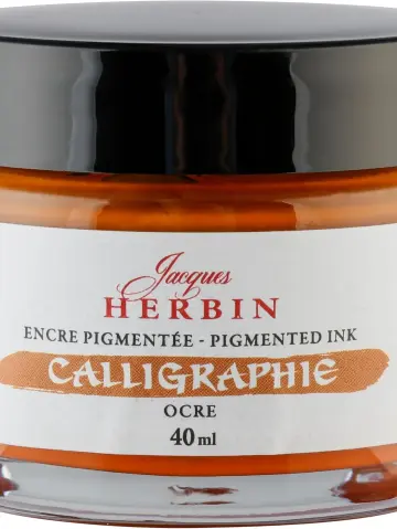 J.Herbin Pigmentierte Kalligrafietine 40ml - Ocker