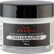 J.Herbin Pigmentierte Kalligrafietine 40ml - Weiss