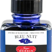 J.Herbin Schreibtinte, La Perle des Encres, Flakon 30ml - Mitternachtsblau