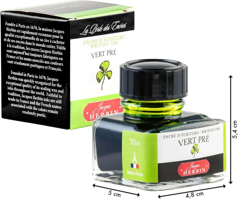 J.Herbin Schreibtinte, La Perle des Encres, Flakon 30ml - Grün