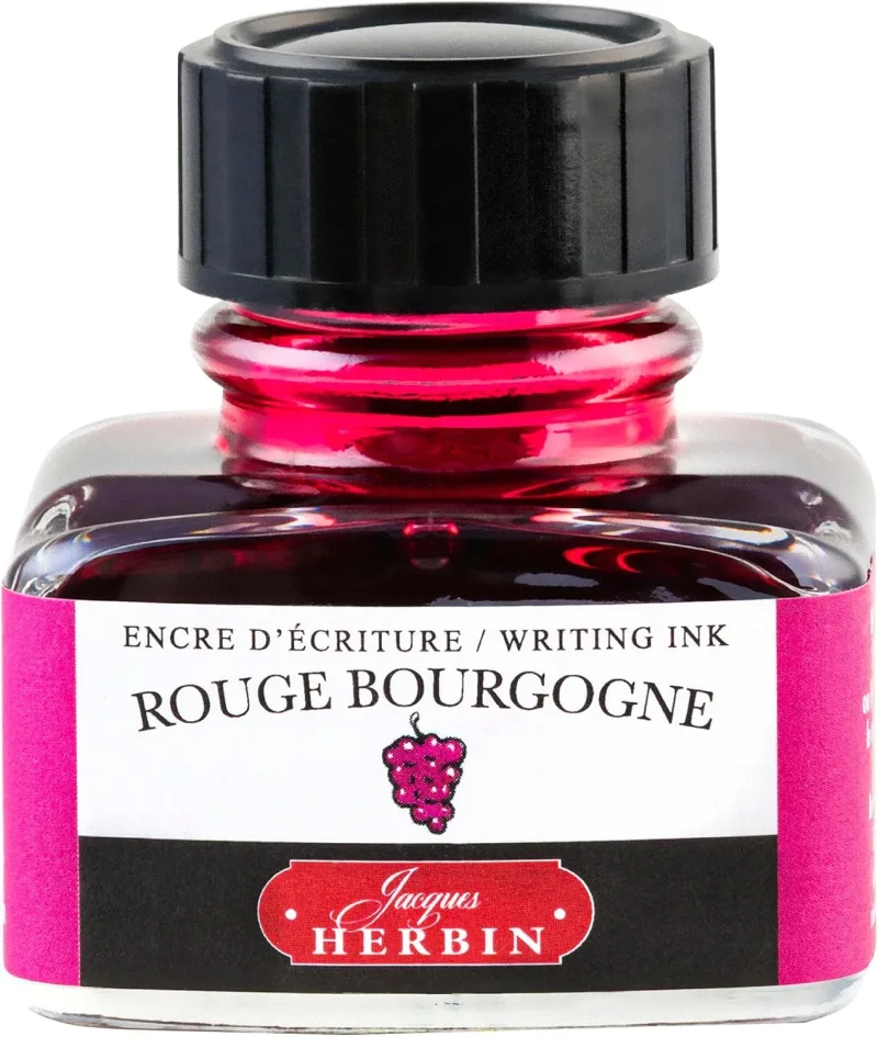 J.Herbin Schreibtinte, La Perle des Encres, Flakon 30ml - Burgunderrot