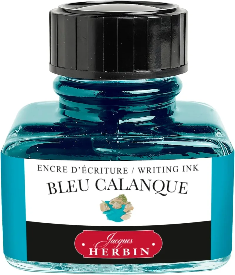 J.Herbin Schreibtinte, La Perle des Encres, Flakon 30ml - Türkisblau