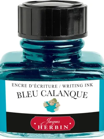 J.Herbin Schreibtinte, La Perle des Encres, Flakon 30ml - Türkisblau