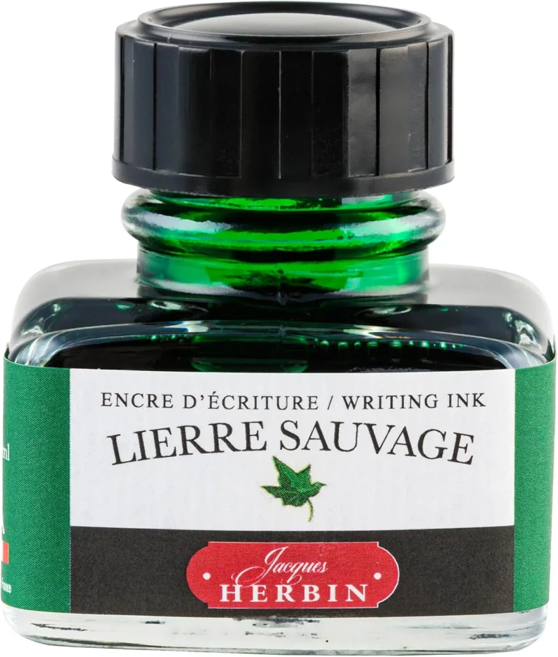 J.Herbin Schreibtinte, La Perle des Encres, Flakon 30ml - Efeugrün
