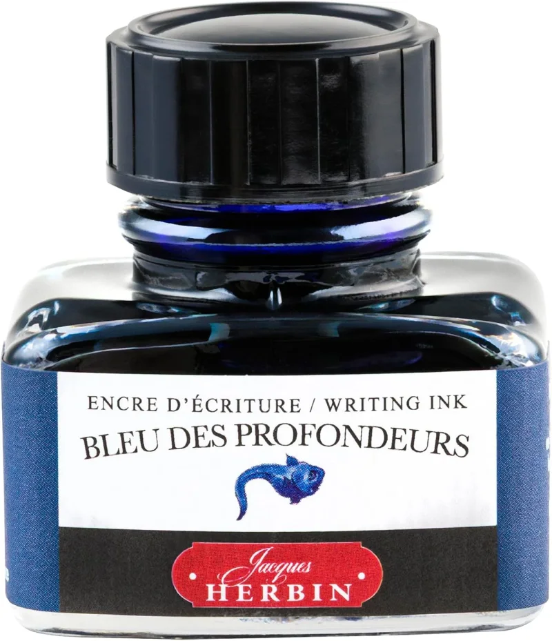 J.Herbin Schreibtinte, La Perle des Encres, Flakon 30ml - Dunkelblau
