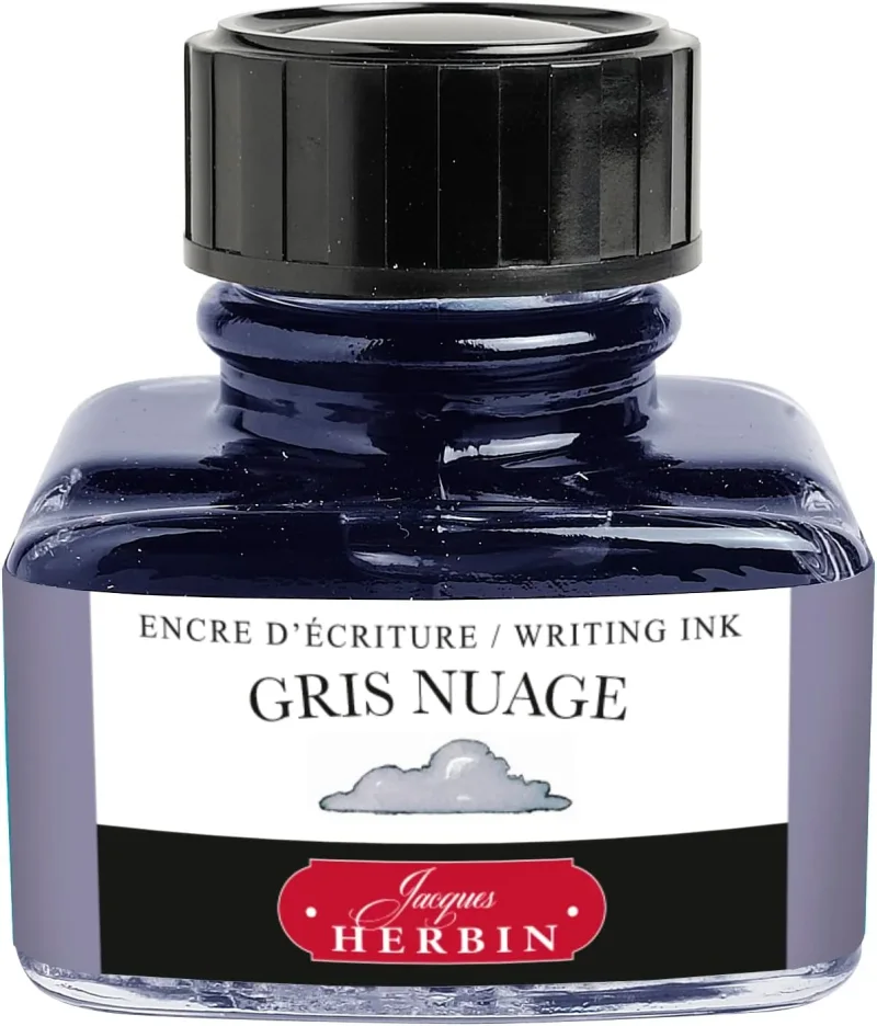 J.Herbin Schreibtinte, La Perle des Encres, Flakon 30ml - Wolkengrau