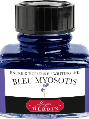 J.Herbin Schreibtinte, La Perle des Encres, Flakon 30ml - Vergissmeinnichtblau