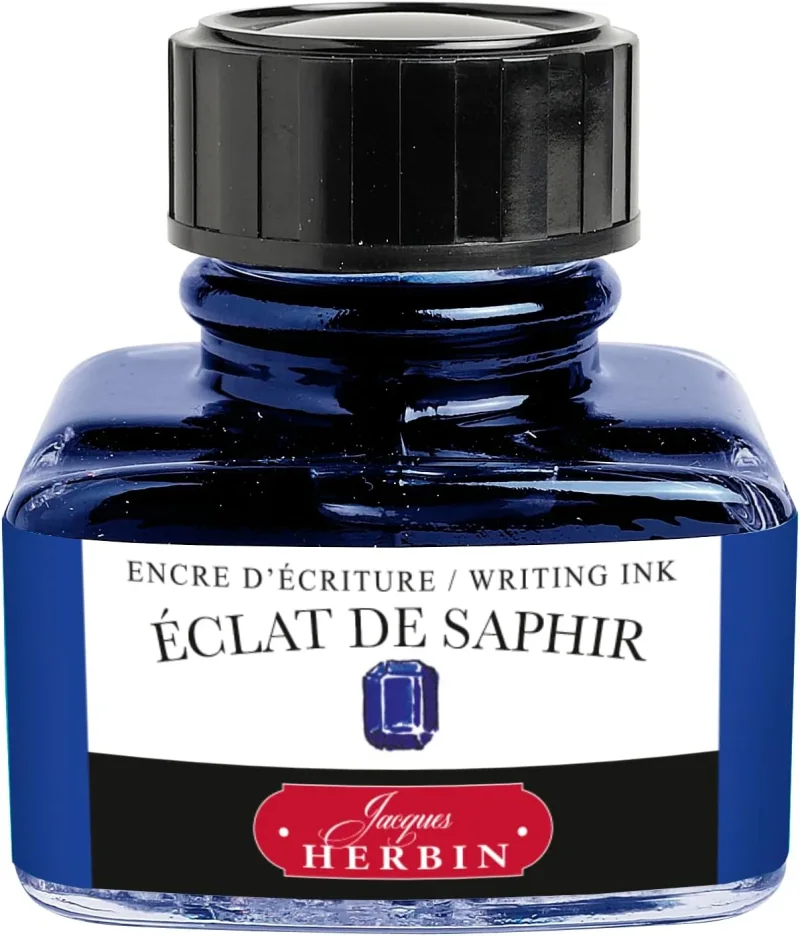J.Herbin Schreibtinte, La Perle des Encres, Flakon 30ml - Saphirblau