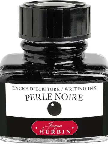J.Herbin Schreibtinte, La Perle des Encres, Flakon 30ml - Schwarz
