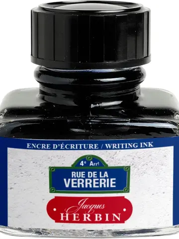 J.Herbin Schreibtinten, Les couleurs de Paris, Flakon 30ml - Dunkelblau