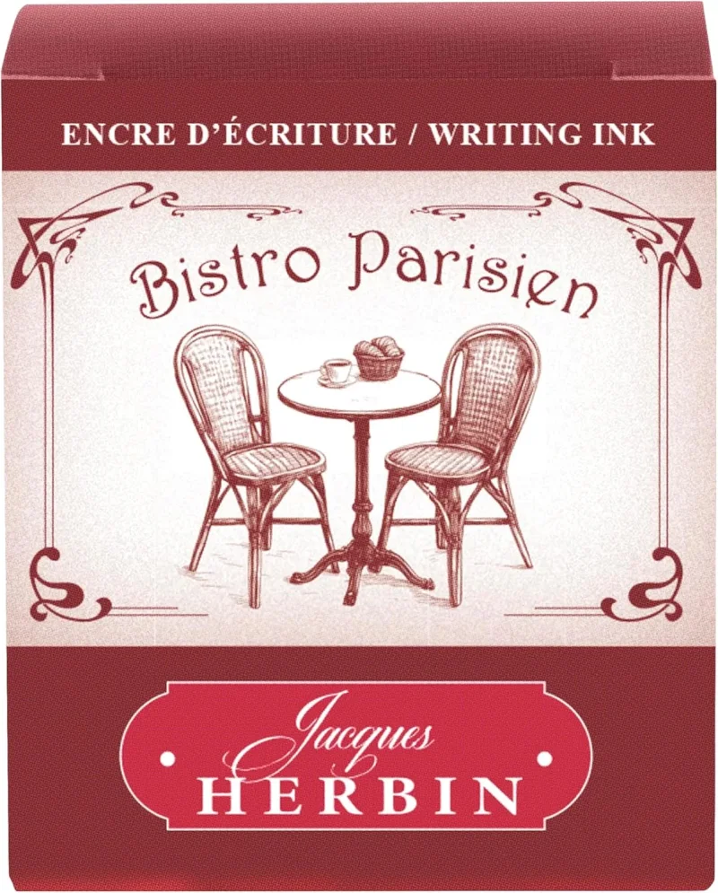 J.Herbin Schreibtinten, Les couleurs de Paris, Flakon 30ml - Bordeaux