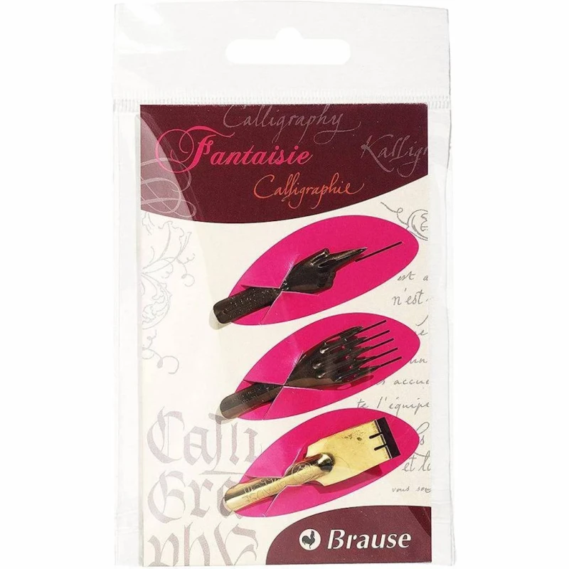 Fantasy-Set mit 3 Federn sortiert