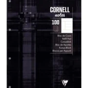 Kursus-Block CORNELL, A4, 100 Blatt liniert 90g, 4-fach gelocht