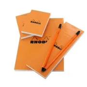 Rhodia Schreibset "Essential-Box", Blöcke kariert, 22,8x18x3 cm - Orange