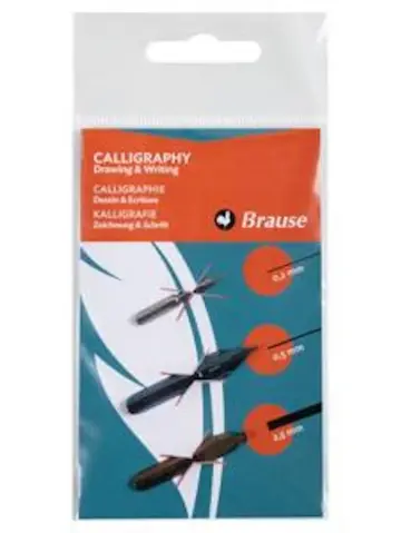 Entdeckung-Set mit 3 Federn für Zeichnung und Schrift